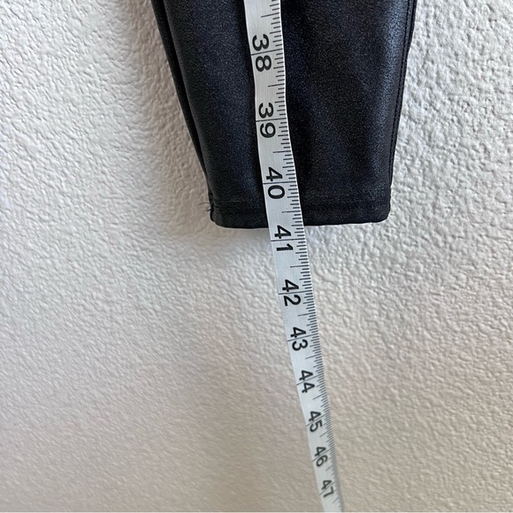 SPANXshape™ Faux Leather Black Metallic Leggings - Picture 9 of 11